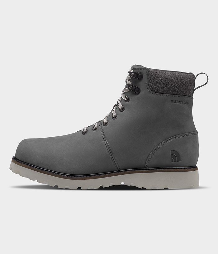 Botas The North Face Hombre Gris Work To Wear Lace Wp 95628WCLR